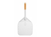 Pizzaschep vierkant geperforeerd met korte handgreep  HENDI  300x660mm