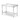 Wandtafel met plank   geschroefd  diepte 700 mm  HENDI  Profi Line  1200x700x H 850mm