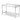 Wandtafel met plank   geschroefd  diepte 700 mm  HENDI  Profi Line  1400x700x H 850mm