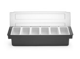 Boite a ingredients - 6 bacs  BarUp  480x150x H 100mm