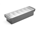 Boite a ingredients - 6 bacs  BarUp  480x150x H 100mm