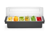 Boite a ingredients - 6 bacs  BarUp  480x150x H 100mm