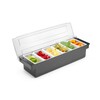 Boite a ingredients - 6 bacs  BarUp  480x150x H 100mm