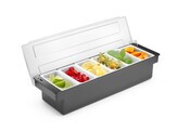 Boite a ingredients - 6 bacs  BarUp  480x150x H 100mm