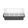 Boite a ingredients - 4 bacs  BarUp  480x150x H 100mm