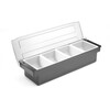 Boite a ingredients - 4 bacs  BarUp  480x150x H 100mm