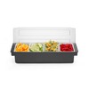Boite a ingredients - 4 bacs  BarUp  480x150x H 100mm