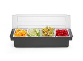 Boite a ingredients - 4 bacs  BarUp  480x150x H 100mm