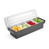 Boite a ingredients - 4 bacs  BarUp  480x150x H 100mm