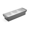 Boite a ingredients - 3 bacs  BarUp  Noir  480x150x H 100mm