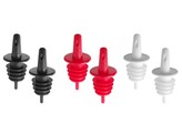 Doorschenkers  BarUp  2 zwart  2 wit  2 rood  Rood  6 st