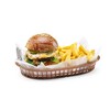 Paniers de service style fast-food  HENDI  Brun  6 u.  275x175x H 38mm