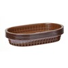 Paniers de service style fast-food  HENDI  Brun  6 u.  275x175x H 38mm
