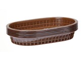 Paniers de service style fast-food  HENDI  Brun  6 u.  275x175x H 38mm