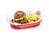Paniers de service style fast-food  HENDI  Brun  6 u.  275x175x H 38mm