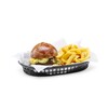 Paniers de service style fast-food  HENDI  Noir  6 u.  272x175x H 38mm