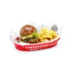 Paniers de service style fast-food  HENDI  Noir  6 u.  272x175x H 38mm