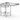 Table avec evier  espace pour lave-vaisselle et etagere  HENDI  gauche  1200x700x H 850mm