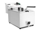 Friteuse XL met aftapkraan  HENDI  Profi Line  10L  400V/6600W  300x585x H 377mm