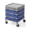 Onderstel voor universele rekken van 500x500 mm  AmerBox  Lichtgrijs  500x500x H 180mm