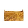 Boite a pain en bois d olivier  HENDI  245x198x H 194mm