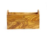 Boite a pain en bois d olivier  HENDI  245x198x H 194mm