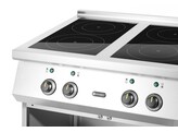 Inductiefornuis met 4 kookplaten  HENDI  400V/17000W  800x720x H 854mm