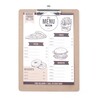 Protege-menu clipboard  HENDI  240x330mm
