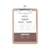 Protege-menu clipboard  HENDI  125x180mm