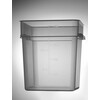 Voedselcontainer met schaalverdeling  HENDI  17 2L  290x290x H 320mm