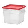 Voedselcontainer met schaalverdeling  HENDI  5 7L  235x235x H 180mm