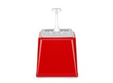 Sausdispenser met pomp  HENDI  2 5L  Rood  230x210x H 327mm