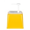 Distributeur de sauces avec pompe  HENDI  2 5L  Jaune  230x210x H 327mm