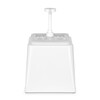 Distributeur de sauces avec pompe  HENDI  2 5L  Blanc  230x210x H 327mm
