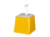Distributeur de sauces avec pompe  HENDI  2 5L  Blanc  230x210x H 327mm