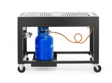 Gasbarbecue Tampa  HENDI  Zwart  10kW  1260x580x H 900mm