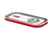 Couvercle gastronorme avec bord en silicone  HENDI  Kitchen Line  GN 1/3  325x176mm