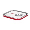 Couvercle gastronorme avec bord en silicone  HENDI  Kitchen Line  GN 2/3  354x325mm