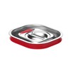 Deksel voor GN containers met siliconenrand  HENDI  Kitchen Line  GN 1/6  156x142mm
