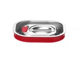 Deksel voor GN containers met siliconenrand  HENDI  Kitchen Line  GN 1/6  156x142mm