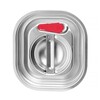 Deksel voor GN containers met siliconenrand  HENDI  Kitchen Line  GN 1/6  156x142mm