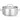 Faitout avec couvercle  HENDI  Profi Line  1 5L   160x H 75mm