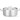 Faitout avec couvercle  HENDI  Profi Line  4 8L   240x H 105mm