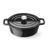 Cocotte en fonte emaillee  HENDI  4 4L  Noir  365x290x H 115mm