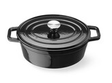 Cocotte en fonte emaillee  HENDI  4 4L  Noir  365x290x H 115mm
