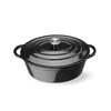 Cocotte en fonte emaillee  HENDI  6 88L  Noir  405x255x H 134mm