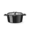 Cocotte en fonte emaillee  HENDI  3 7L  Noir  317x240x H 105mm