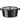 Cocotte en fonte emaillee  HENDI  3 7L  Noir  317x240x H 105mm