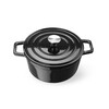 Cocotte en fonte emaillee  HENDI  3 7L  Noir  317x240x H 105mm