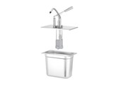 Couvercle avec distributeur pour bacs GN  HENDI  GN 1/4  270x165mm